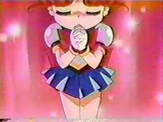 Chibi Chibi praying for Usagi's life